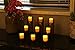KMSdeco LED Tealight Candles with Timer - Votive Candles Battery Operated - Waterproof - Amber Light 4 Pack