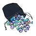 Dice Set for Dungeons&Dragons, DND, RPG Games, Polyhedral Dice Set, Assorted Dice Set, 35 Total, 5 Sets with Drawstring dice Pouch