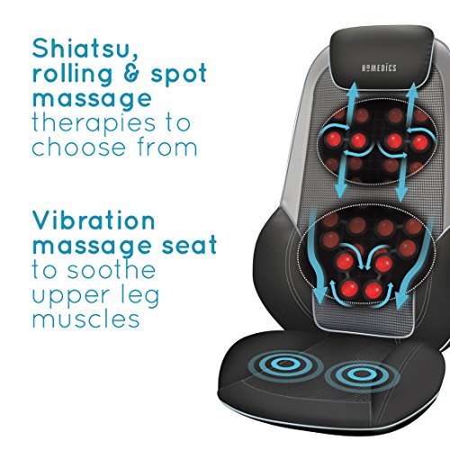 HoMedics-CBS-2170-EUX-Seduta-Massaggiante-Shiatsu-Max-30-14-Programmi-di-Massaggio-Opzione-Calore-Vibrazione-Sotto-la-Coscia-Forma-Regolabile-della-Seduta-Borsa-Inclusa