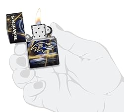 Zippo NFL Baltimore Ravens 540 Matte Pocket Lighter