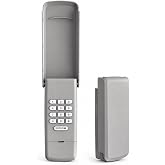 BeanKOneal Garage Door Opener Keypad Compatible with Liftmaster, Chamberlain, Craftsman Openers, Works with Yellow/Purple/Red/Orange/Green Learn Button, Universal Wireless Keyless Entry