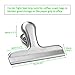 Ilyever 12 Pack Stainless Steel Heavy Duty Bag Clips with Large 3 inches Wide,Easy Storage and Fully Reusable,Perfect for Air Tight Seal Grip on Coffee,Food Bread Bag,Kitchen Home