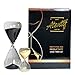 Atentif Hourglass Clock Timers—25 and 5 Minute—Black and Gold Sand—Productivity, Time Management, and Meditation Set—Pomodoro Technique—Office Zen