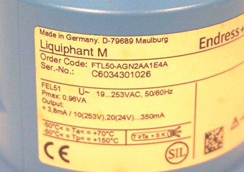 New Endress Hauser Ftl50 Agn2aa1e4a Liquiphant M Level Sensor