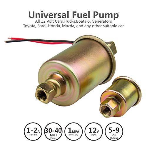 image for B4B BANG 4 BUCK Universal Electric Fuel Pump 30Gph 12V E8012S for Carb