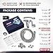 BIXFE Handheld Bidet Sprayer for Toilet Sprayer with Longest 5 Feet Hose in the Market & Unique Connection Hose,Premium Stainless Steel best for Cloth Diaper Sprayer,Hand Held Bidet for Shattaf Shower