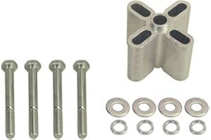 Derale 31521 2" Fan Spacer, Silver