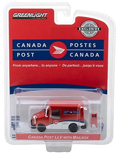 Greenlight Canada Post Long-Life Postal Delivery Vehicle with Mailbox - Hobby Exclusive 1/64 Diecast Model Car 29889