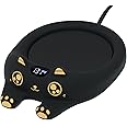 PUSEE Mug Warmer,Coffee Warmer for Desk Candle Warmer Auto Shut Off,Coffee Cup Warmer with 3 Temp Settings,Electric Beverage Warmer Plate for Coffee,Tea,Water Milk and Cocoa(Not Include Cup)