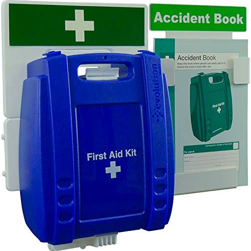 Safety First Aid Catering First Aid Kit & Accident Reporting Point, Medium Fully-Stocked British Standard 11-20 Persons - Image 3