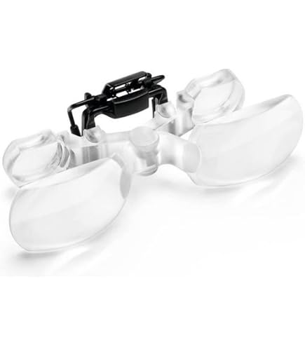 Amazon.com: Eschenbach MaxDetail Clip-On Eyeglass Magnifier, 2X