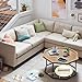 Liyic 20 Combo Pack Self-Stick Furniture Sliders for Carpet,12 PCS 1-11/16 inch Self Adhesive Furniture Glides & 8-Pack 1/2
