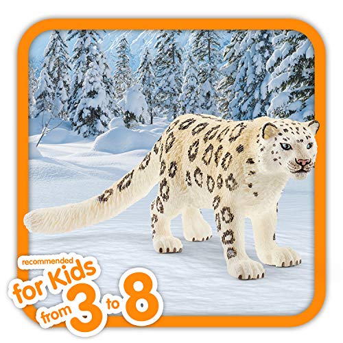 schleich 14838 Schneeleopard, für Kinder ab 3+ Jahren, WILD LIFE - Spielfigur – Bild 4
