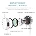Earbuds,headsets,earphones with Microphone New Earphones for 6s 6 Plus 5s 5 4s 4 SE 7 8 IOS S8 S7 S6 Note 1 2 3 Earbuds Earphones 2 pack Headphones(White)