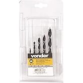 Vonder, Jogo De Brocas 3 Pontas Com 5 Peças, De 3 Mm A 8 Mm.