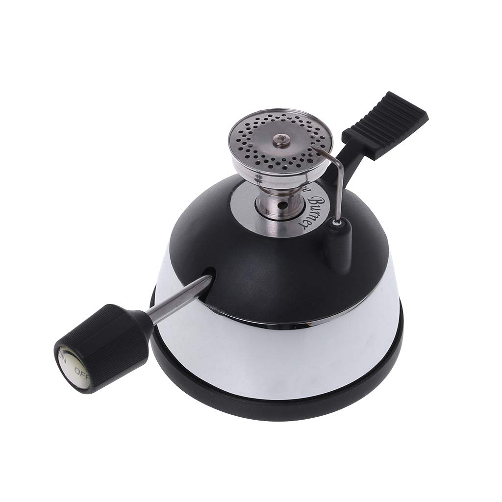 Mini mesa de butano quemador de gas con una llama en la cabeza de sifón de  café, calentador maker cafetera moka olla de la estufa de gas comprar ~  Otras Herramientas De
