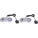 Two (2) Controllers Bundle For Super Nintendo SNES Bulk Packaging [Pack Of 2] by Generic
