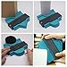 Contour Gauge Duplicator, 5 Inch Contour Tool Profile Guide for Woodworking Project Copy Layout Shape, Tracing Pipe Tile Frame Template, Measuring Tool for Perfect Fit and Easy Cutting (Green)