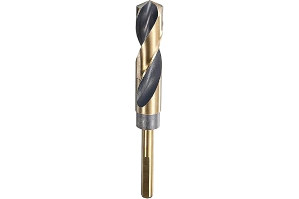 HARFINGTON Twist Drill Bit 3/4" Dia High-Speed Steel 4341 Metric Drill Bits 5.9" Overall Length with Black & Gold Oxide Coati