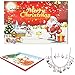 starton STARTONECO Christmas Advent Calendar Necklace Bracelet DIY 22 Charms Set Fashion Jewelry Advent Calendars for Kids (red)