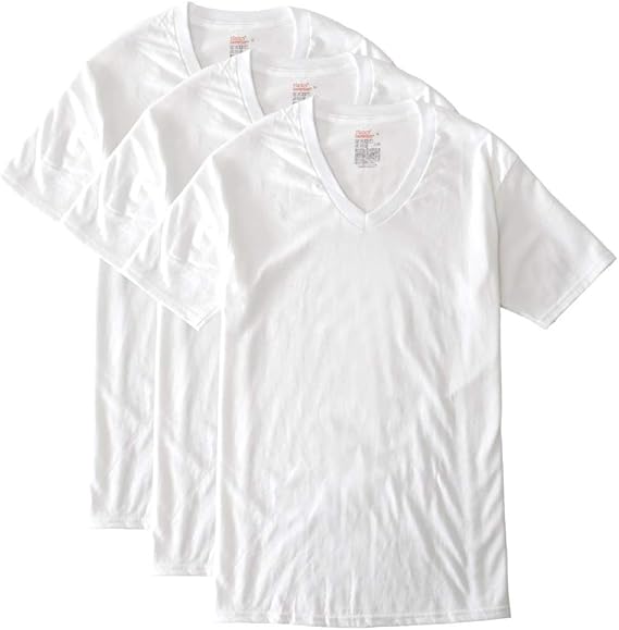 Amazon ヘインズ Hanes ヘインズ 半袖tシャツ メンズ 3pパック インナーtシャツ クルー Vネック 綿100 白 ホワイト D9m Tシャツ カットソー 通販