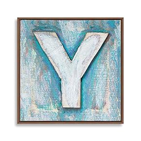 signwin Framed Canvas Wall Art Alphabet Canvas Prints...