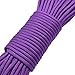 100ft Type III 7 Strand Core Paracord 550 Parachute (26# Purple)