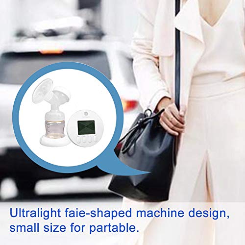 Double Breast Pump - Electric Breast Pump for Perfect Massage and Breastfeeding Assistant, Quiet & Hygienic, Advanced Breast Pump Kit with 2 Modes and 9 Adjustable Suction Levels (A) - Thumbnail 3