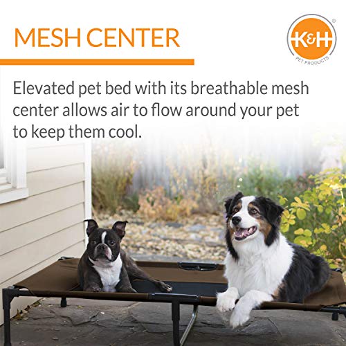 K&H PET PRODUCTS Original Pet Cot Elevated Dog Bed & Cot Canopy