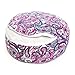 Incline Fit Zafu Yoga Meditation Cushion with Zipper, Round Meditation Pillow Bolster Filled with Buckwheat Hulls With Machine Washable Cotton Cover and Carry Handle, Round, Fuschia Paisleythumb 2
