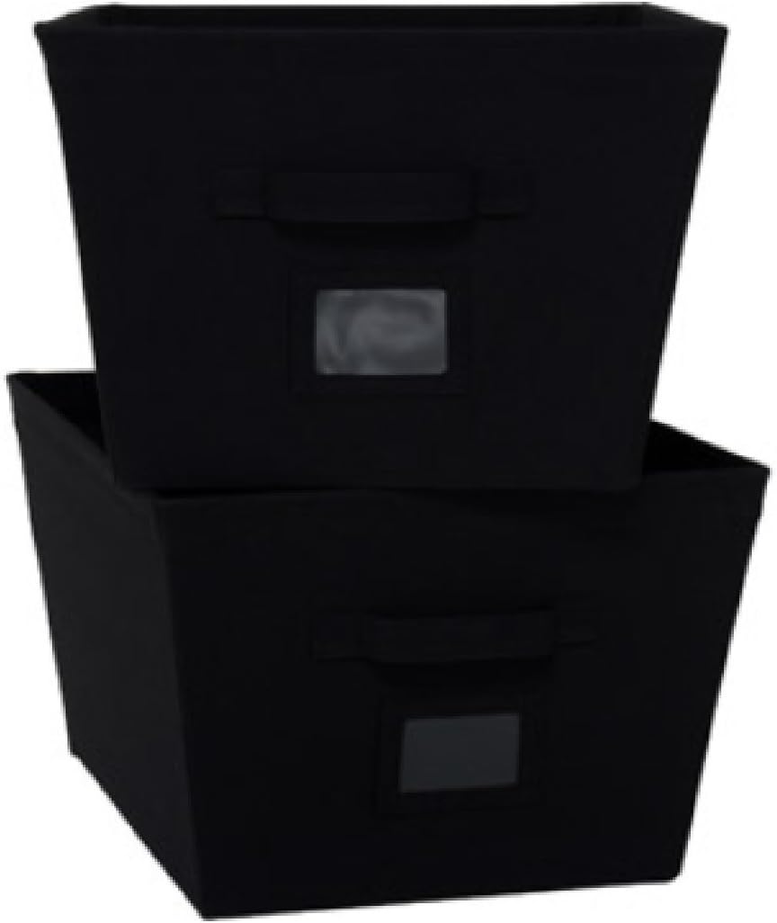 Mainstays 2pack Large Bins 10 H X 14 W X 17 L "Inches