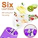 EgoEra Portable Mini Personal Powerful Electric Juicer 450ml Sports Bottle Cup Blender Maker with Six Leaves Blade and Built-in 2200mAh Rechargeable Battery Power Bank, USB Charging Cable, Purple