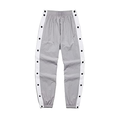 Buy Tear Away Basketball Pants Loose Fit Active Workout Pants Sporty Button Track Pants Online In Indonesia B093dk1bn6