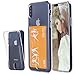 iPhone X Case, Lontect Slim Thin Crystal Clear Flexible TPU Case with Card Slot for Apple iPhone X