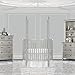 Dream On Me Sophia Posh Circular Crib, Silver Pearl