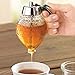 Honey Syrup Jar Dispenser Holds 1 Cup Glass Container Kitchen Storage w/ Stand