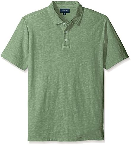 Thirty Five Kent Men's Short Sleeve Trimmed Placket Polo