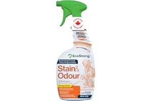Eco Strong Orange Enzyme Cleaner | Made in Canada | Powerful Orange Extract Urine Destroyer and Probiotic Enzyme Pet Odor Eli
