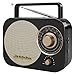 Studebaker 4330975871 Black Retro SB2000 Replica Portable AM/FM Radio with Aux Input