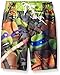 Nickelodeon Boys' TMNT Trunk, Green/Black, 4