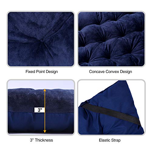 REDCAMP XL Cot Pads for Camping, 3" Thicker Soft Comfortable Cotton