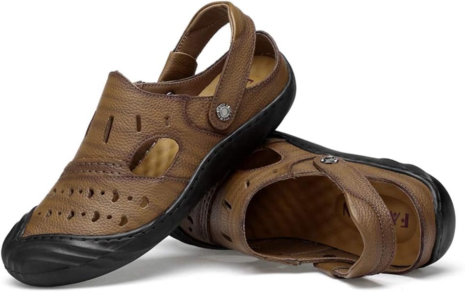 6.5 M US Damon Mens Leather Sandals 