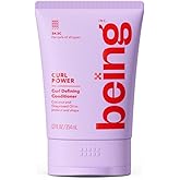 Be~ing CURL POWER Curl Defining Conditioner,Nourishes Curly Hair,Coconut & Grapeseed Oil - 12 fl oz