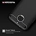 Moto G5S Plus Case, Moto G5S+ Case - Suensan TPU Shock Absorption Technology Raised Bezels Protective Case Cover for Motorola Moto XT1806 (USA) (TPU Black.)