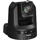 Canon CR-N300 PTZ Camera | 1 2/3&rdquo; 4k 30P Hybrid AF Sensor, HDMI, IP, USB Video Out, NDI|HX2, SRT-Church, Live Events, Streaming Conference, Black