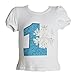 Frozen Snowflake Birthday T-Shirt w/Number Sequin Trim (Age 3)