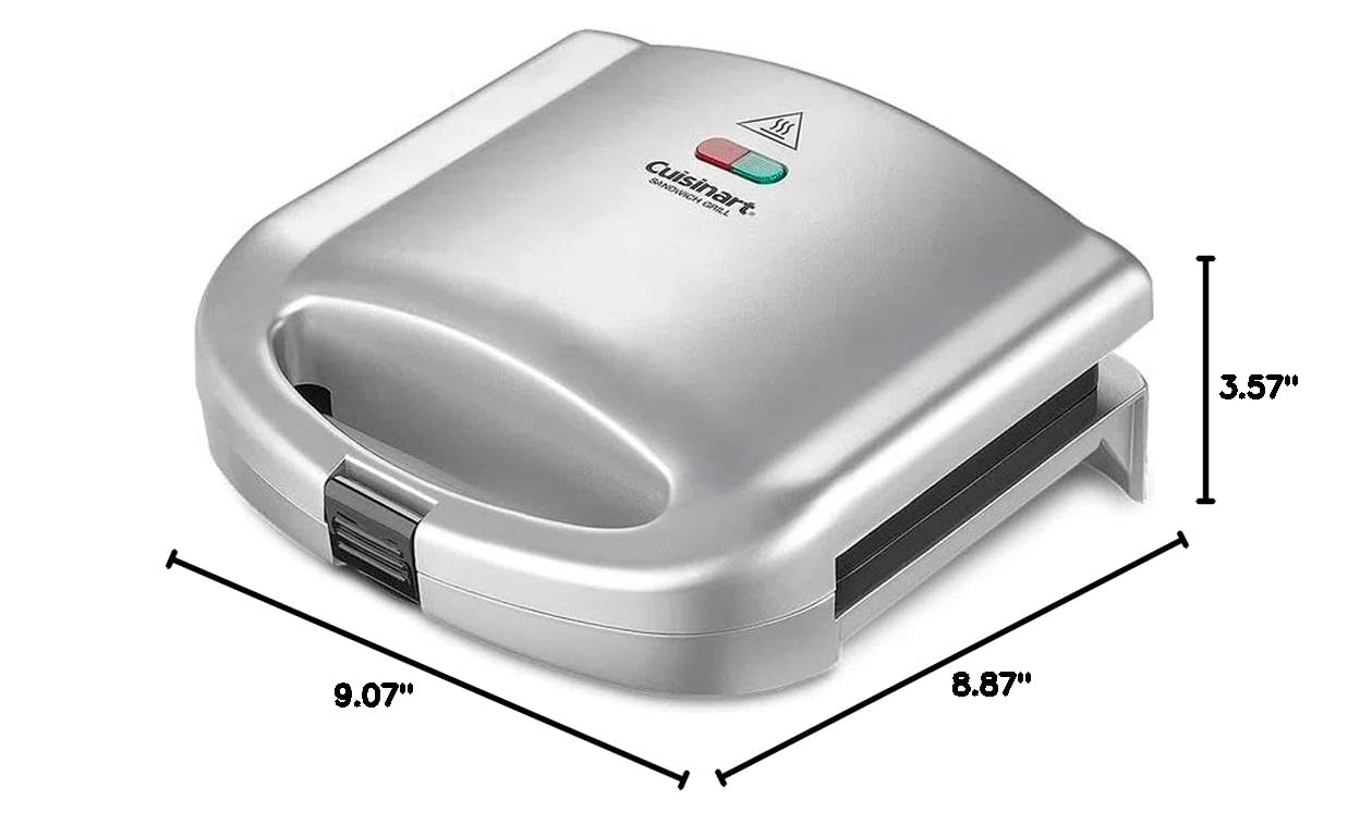 Cuisinart WM-SW2N1 Sandwich Grill, Silver