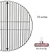 SMOKEWARE Stainless Steel Grill Grate – Compatible with Large Big Green Egg, Heavy Duty Gauge, 18 inches