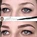 Long Lasting Sweat Proof Smudge Proof Eyebrow Pencil Waterproof Brow Liner Drawing Eye Brow with Brush Automatic Makeup Cosmetic Tool (Light Brown)