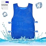 Summer Icy Cooling Vest Evaporative Cooling Vest for Men and Women for Fishing,Cycling,Running,Cooking